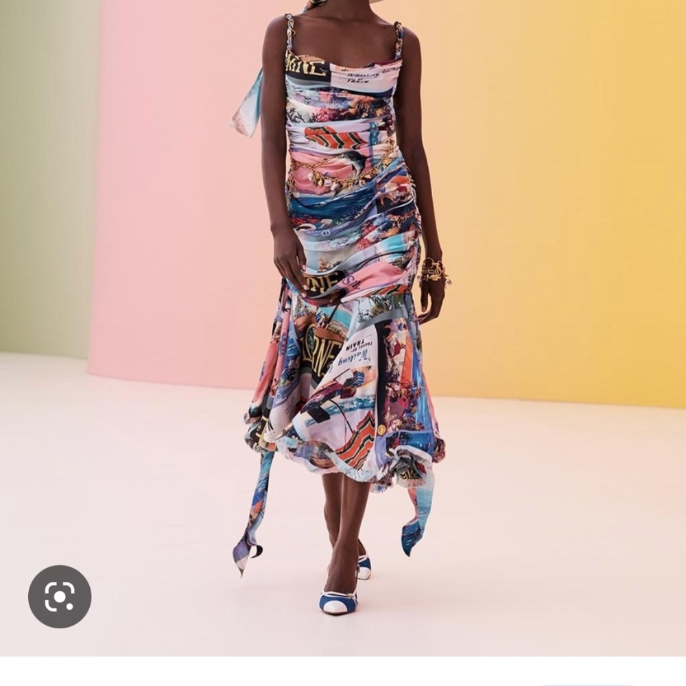 Zimmerman postcard dress NWOT
